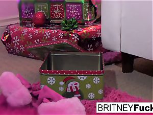 Britney finds a Christmas bounty